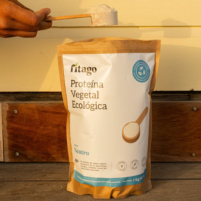 Proteína vegana en polvo